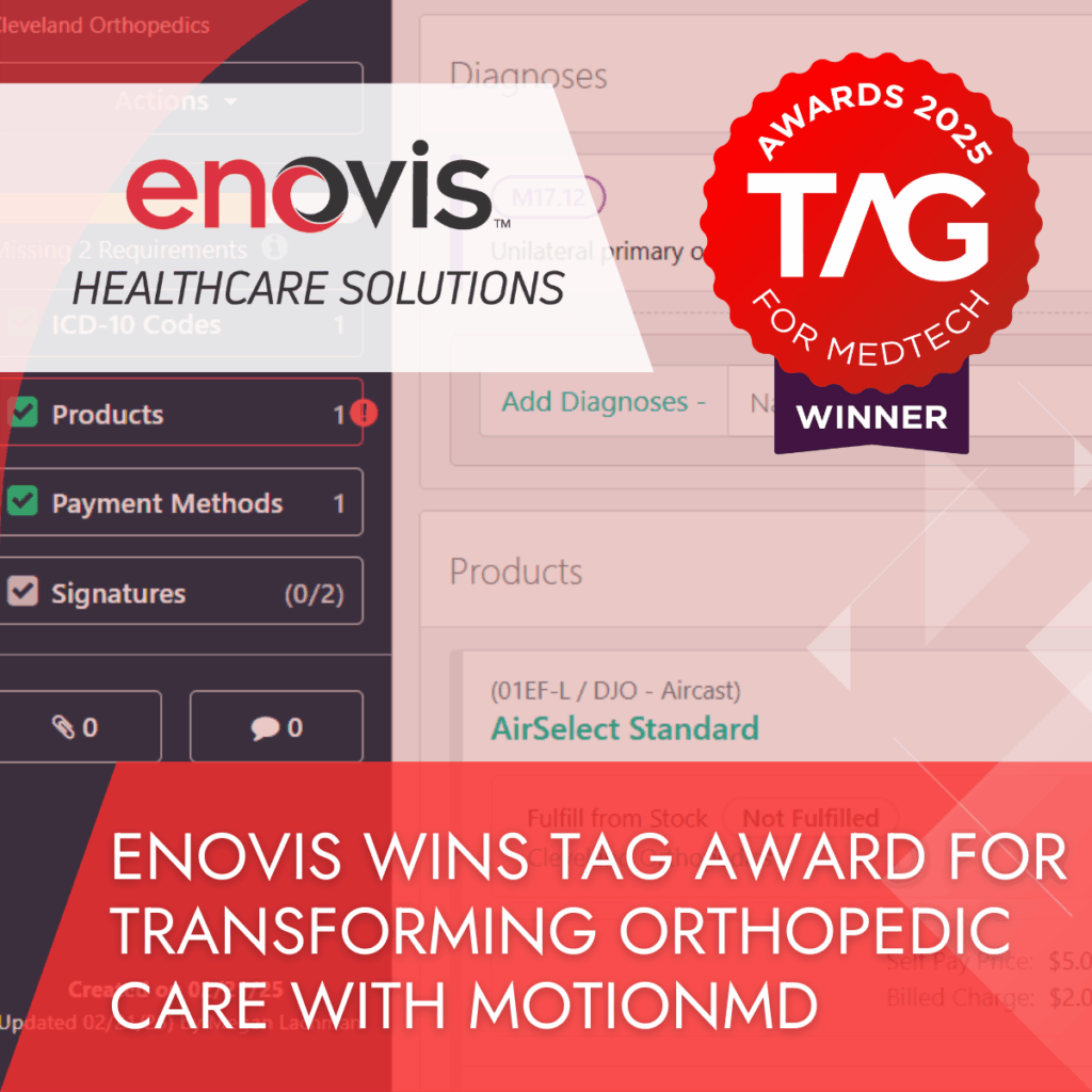 Enovis Wins TAG Award for Transforming Orthopedic Care with MotionMD Enovis Wins TAG Award for Transforming Orthopedic Care with MotionMD